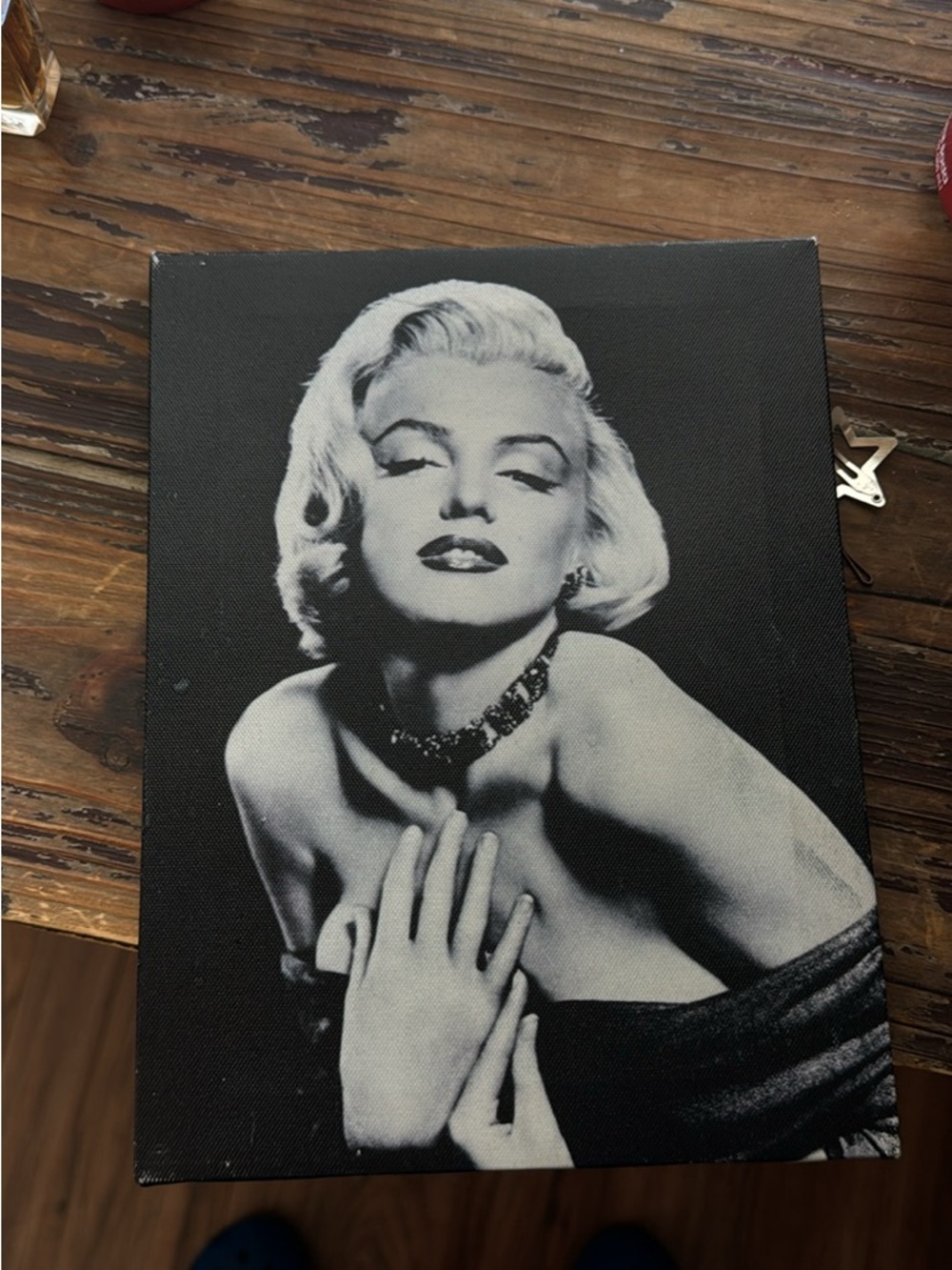 Black & White Marilyn Monroe Canvas Wall Art